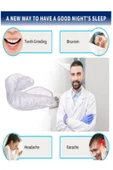 Özel Üretim Diş Çene Sıkma Gece Plağı Koruyucu Aparatı Önleyici Dişlik Uyku Aparatı Gıcırdatma - 3
