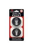 Master 6 Vidalı Çelik Rozet Saten - 1