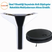 Moda Lüks Mobilya Oturma Grubu Kanepe Sehpa TV Ünitesi Koltuk Ayağı Baza Ayakları Krom Siyah 14 cm thumbnail 5