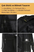 Ortopedik Su Geçirmez Konfor Modeli Fermuarlı Büyük Boy Çok Gözlü Bölmeli Kamp Outdoor Sırt Çantası - 5