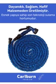Özel Üretim Dolaşmaz Kırılmaz 7 Kademeli Uzayan Bahçe Sulama Araç Yıkama Tabancalı 15 Metre Hortum - 2