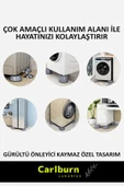 Özel Üretim Gürültü Engelleyici Titreşim Önleyici Kauçuk Çamaşır Bulaşık Makinesi 4 Adet Ayak Pedi - 5
