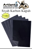Karbon Kağıdı A4 5 Adet 21x29,7 cm Renkli Karbon Kağıdı Kopya Kağıdı Transfer Kağıdı - 5