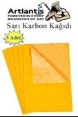 Karbon Kağıdı A4 5 Adet 21x29,7 cm Renkli Karbon Kağıdı Kopya Kağıdı Transfer Kağıdı - 4