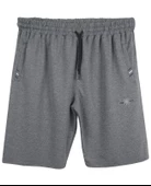 Erkek Büyük Beden 110-150 Kilo Arası İçin Uygun Penye Şort Antrasit - 1