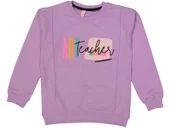 Kız Çocuk Art Baskılı Sweatshirt BGL-ST03637 - 3
