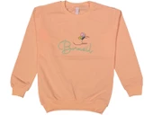 Kız Çocuk Mevsimlik Kelebek Nakışlı Sweatshirt BGL-ST03638 - 4