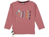 Kız Çocuk Mevsimlik Emoji Baskılı Sweatshirt BGL-ST03650 - 2