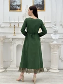 KADIN YAZLIK TESETTÜR ELBİSE - 80102 thumbnail 8