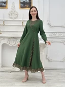 KADIN YAZLIK TESETTÜR ELBİSE - 80102 thumbnail 4