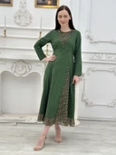 KADIN YAZLIK TESETTÜR ELBİSE - 80102 thumbnail 3