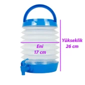 Su Sebili Katlanabilir Termos Çeşmeli Körüklü 5.5 Litre Piknik Kamp Su Ayran Meşrubat Içecek Bidonu thumbnail 3