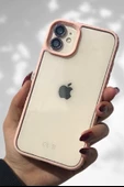 İphone 11 Tlp  Kenarları Renkli Arkası Buzlu Mable Kapak - 1