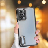 Xiaomi Redmi Note 10 Pro Yanları Renkli Lens Korumalı Logo Gösteren Tlp Mega Kılıf - 3
