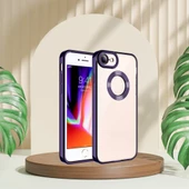 İphone 7 / 8 Uyumlu Yanları Renkli Lens Korumalı Logo Gösteren Tlp Mega Kılıf - 3
