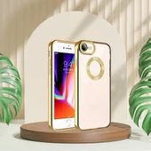 İphone 7 / 8 Uyumlu Yanları Renkli Lens Korumalı Logo Gösteren Tlp Mega Kılıf - 2
