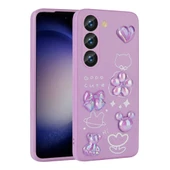 Samsung Galaxy S23 Kılıf Kabartma Figürlü Parlak Toys Silikon Kapak - 4