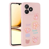 Realme C53 Kılıf Kabartma Figürlü Parlak Toys Silikon Kapak - 1