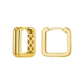 14 Ayar İtalyan Altın Küpe 3,9 gr - 4