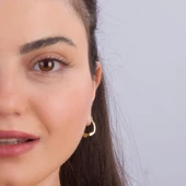 14 Ayar İtalyan Altın Küpe 3 gr - 2
