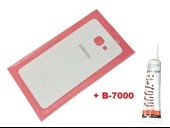 Tkgz Samsung Galaxy A3 2016 (A310) Arka Pil Batarya Kapağı (CAM+B-7000) BEYAZ thumbnail 1