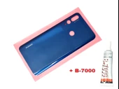 Tkgz Huawei Uyumlu Y9 Prime 2019 Arka Pil Batarya Kapağı (B-7000) MAVİ - 1