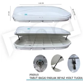 Tabut Bagaj Parlak Beyaz 450LT Tuğra - 1