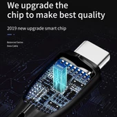 Joyroom S-M405 2.4A Type-C Şarj ve Data Kablosu PVC 2M Beyaz thumbnail 3