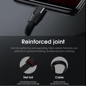 Joyroom S-M359 1M 2.4A İphone Lightning Hızlı Şarj ve Data Kablosu Kırmızı thumbnail 4