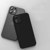 İphone 11 0,2 mm Buzlu Ultra ince Yumuşak Silikon Kamera Korumalı Slim Kılıf thumbnail 3