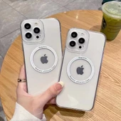 İphone 14 Pro Max Magsafe Uyumlu Şeffaf Kapak thumbnail 2