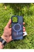 İphone 15 Pro MagSafe Uyumlu Mat Krom Telefon Kılıfı thumbnail 1