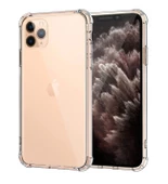iPhone 11 Pro Max Anti Crash Darbe Korumalı Şeffaf Silikon Kılıf - 1