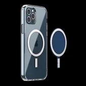 İphone 12 Pro Max Dayanıklı Manyetik Şeffaf Kılıf (MagSafe Uyumlu) thumbnail 5