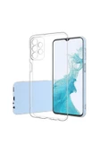 Samsung A23 Tıpalı Şeffaf Silikon - 3