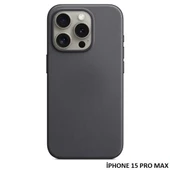 iPhone 15 Pro Max için MagSafe özellikli Mikro Dokuma Kılıf thumbnail 1