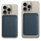 Magsafe Animasyonlu Deri Cüzdan 12-13-14-15 Modelleri İle Uyumlu thumbnail 5