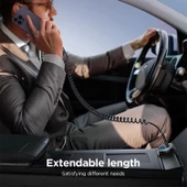 Joyroom Travel Serisi 3A Araç Sarmal Hızlı Şarj Kablosu Type-C 1,5 Metre thumbnail 5