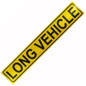 Long Vehichle Yazısı Reflektörlü Fosforlu Şerit Bant 9 cm x 50 cm - 3