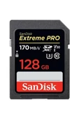 SanDisk Extreme Pro 128GB 170Mb/s V30 UHS-I U3 SDSDXXY-128G-GN4IN SDXC Hafıza Kartı-OUTLET - 1