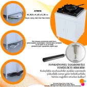 Modilayn AYMEN 59,6 x 85 x 56 cm Set üstü Ocak Ve Tek Raflı Çok Amaçlı Mutfak Dolabı - 5