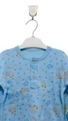 uğurböceğiçocuk Çıtçıt Düğmeli Desenli Alt Üst Takım Çocuk Pijama Takım - 2