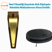 Salkım Mobilya Oturma Grubu Kanepe Sehpa TV Ünitesi Koltuk Ayağı Baza Ayakları Ceviz Altın 16 cm thumbnail 5
