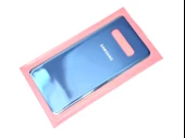Tkgz Samsung Galaxy S10 PLUS Arka Pil Batarya Kapağı + PİL (CAM) MAVİ thumbnail 2