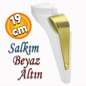 Salkım Mobilya Oturma Grubu Kanepe Tv Ünitesi Konsol Koltuk Ayağı Ayakları Beyaz Altın 19 Cm - 1
