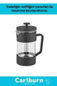 Özel Üretim Isıyı Uzun Süre Koruyan Süzgeçli Bitki Çayı Demliği Filtre Kahve French Press 200 ml - 3