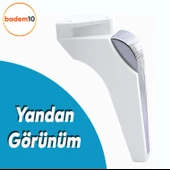 Salkım Mobilya Oturma Grubu Kanepe Tv Ünitesi Konsol Koltuk Ayağı Ayakları Beyaz Krom 19 Cm thumbnail 3