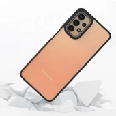 Samsung A33 Metal Kamera Çerçeveli Kenarları Renkli Kılıf thumbnail 1