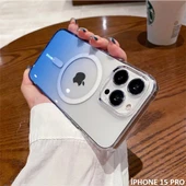 İphone 15 Pro Pixel Sert Magsafe Uyumlu Telefon Kılıfı thumbnail 4