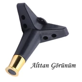 Golden Ayak 15 cm Siyah Altın Gold Mobilya Kanepe Sehpa Ünite Koltuk Ayağı Baza Ayak Ayakları - 6